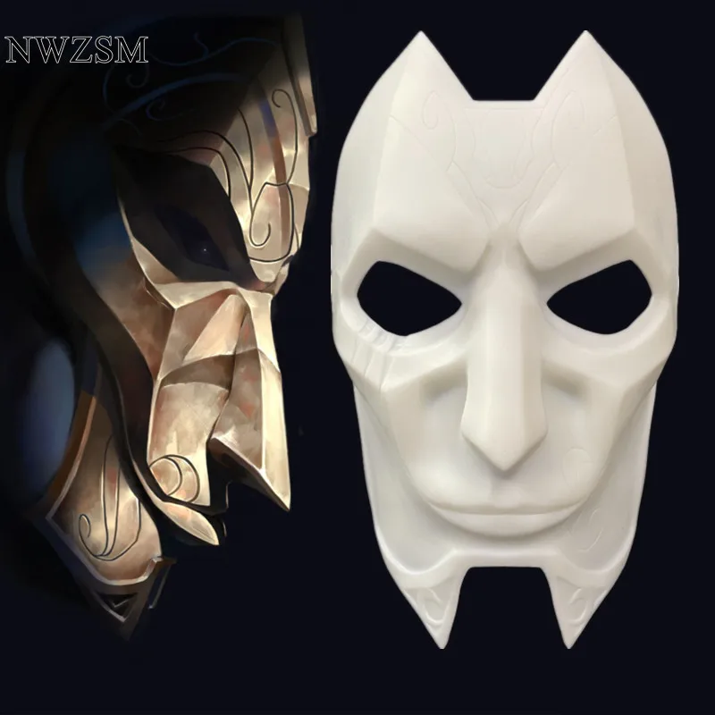 Tilbagetrækning Sommetider butik Game LOL Khada Jhin mask Resin mask collection party Halloween costume _ -  AliExpress Mobile