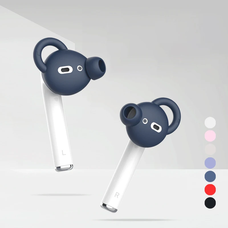 

Новые амбушюры для Airpods 1/2, беспроводные наушники, наушники, мягкие силиконовые чехлы, наушники, вкладыши для телефона, противоскользящие ушные крючки