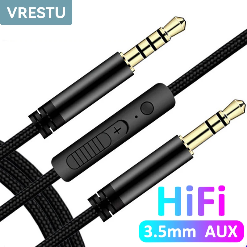 Jack 3.5Mm Audio Kabel 3M Cavo Di Prolunga Hi-Fi 3 5 Cavo Aux Milwau디Cavo Ausiliario Maschio-Maschio Per Altoparlante Per Cuffie Telefono Per Auto Mp3