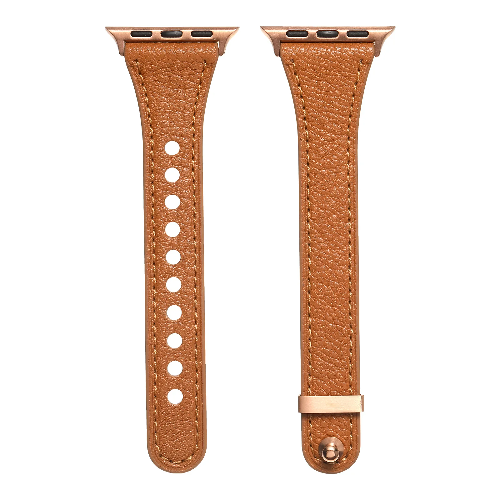 Luxurious Sheepskin Leather Strap for Smartwatches - Slim Women's Bracelet