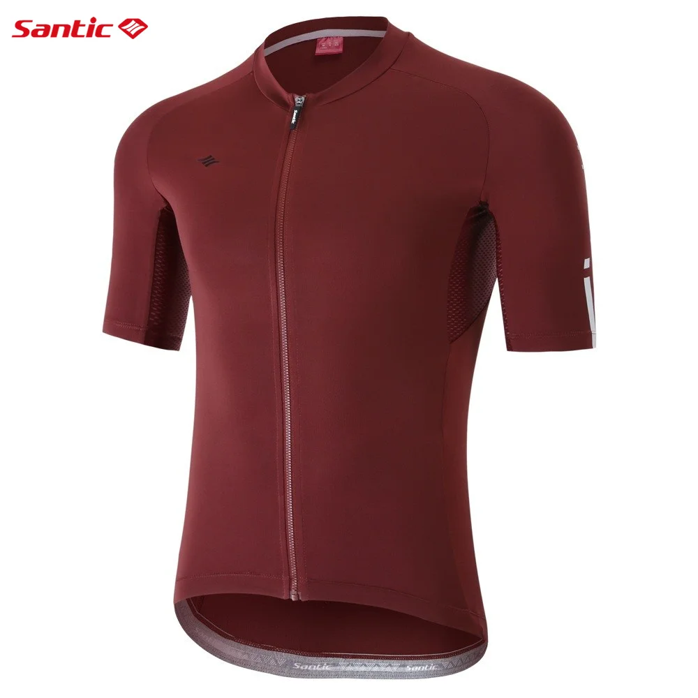 Santic Men's Summer Cycling Jersey Short Sleeve Road Multicolor Breathable