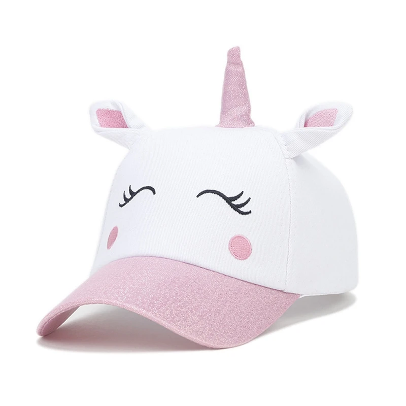 Cartoon Cute Baseball Cap for Girls Baby Sun Hats Casual Hip Hop Snapback Caps for Kids