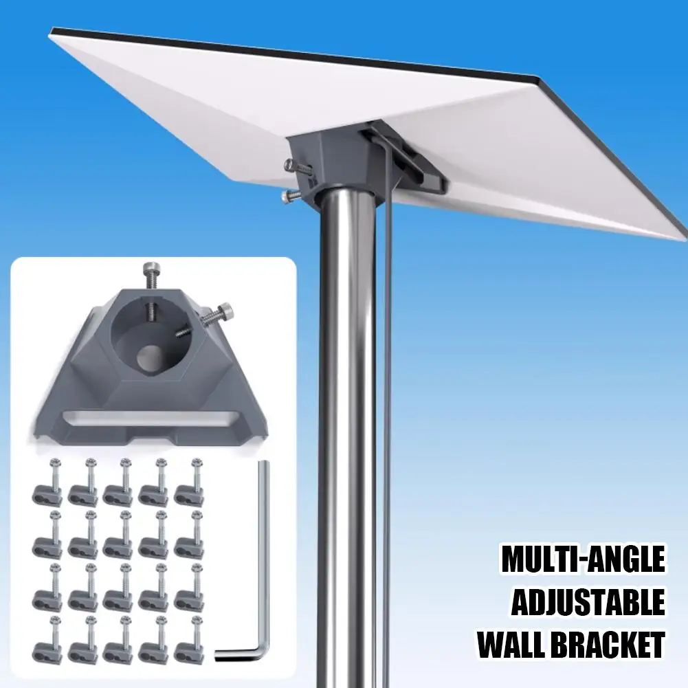 For Starlink Gen3 Multi-angle Adjustment Roof Bracket 20 Degree Tilt Design Large Diameter Round Tube Bracket For Starlink Gen3 4