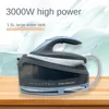 Steam Iron for Clothes,3000W Iron with Self-Cleaning Nonstick Ceramic Soleplate ,1.5L Large Water Tank Auto Shutoff, Anti-Drip 1