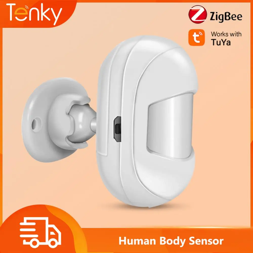 

Tenky Tuya Zigbee 3.0 360° Human Body Sensor Wireless Wireless Body Infrared Sensor Detector Smart Home Need Used With Gateway