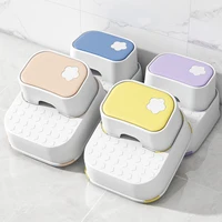 Non Slip Safety Training Stool Kid Step Stool Toddler Stool For Bathroom Washing Step Stool Bathroom Furniture Kid Feet Chair 2