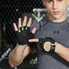 Gym Gloves Fitness Weight Lifting Gloves Body Building Training Sports Gloves Workout Half Finger Hand Protector for Men Women 2