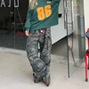 Women Y2K Camouflage Cargo Jeans Vintage High Waist Hip Hop Wide Leg Pants Female Street Wear Baggy Straight Denim Trouser 6