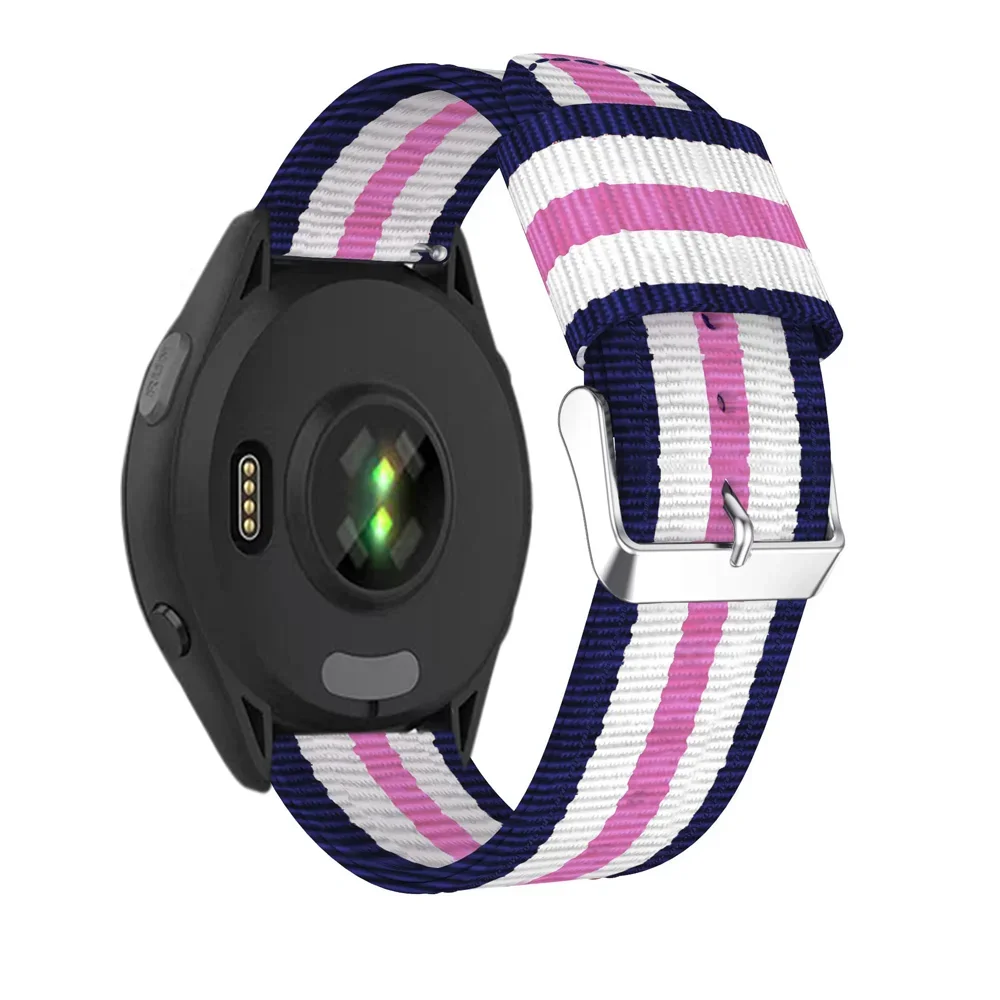 22mm Breathable Canvas Nylon Loop Strap