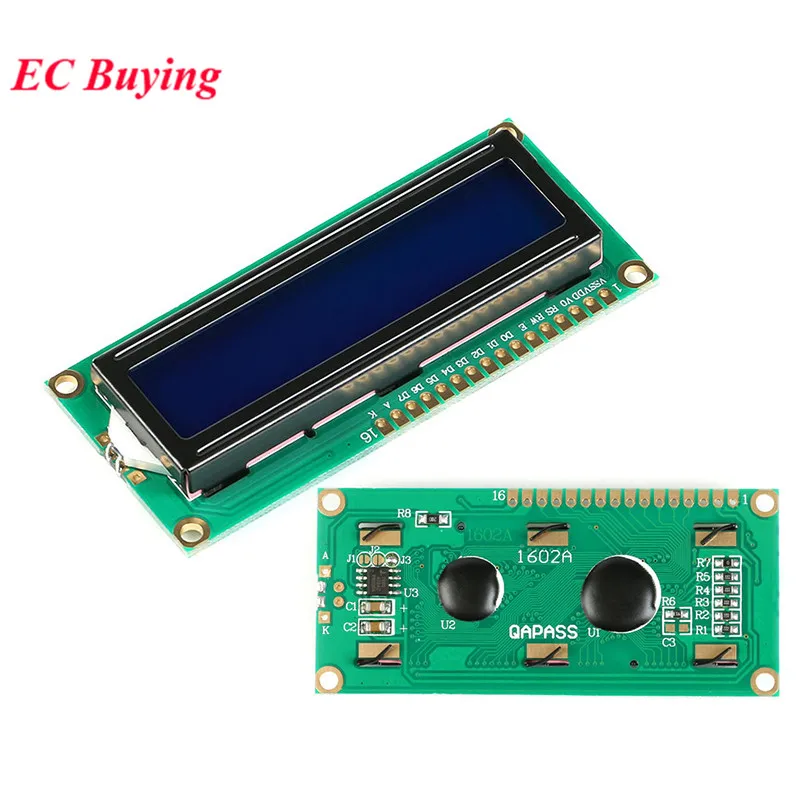 3.3V LCD1602 LCD モニター 1602 1602A ブルースクリーンホワイト
