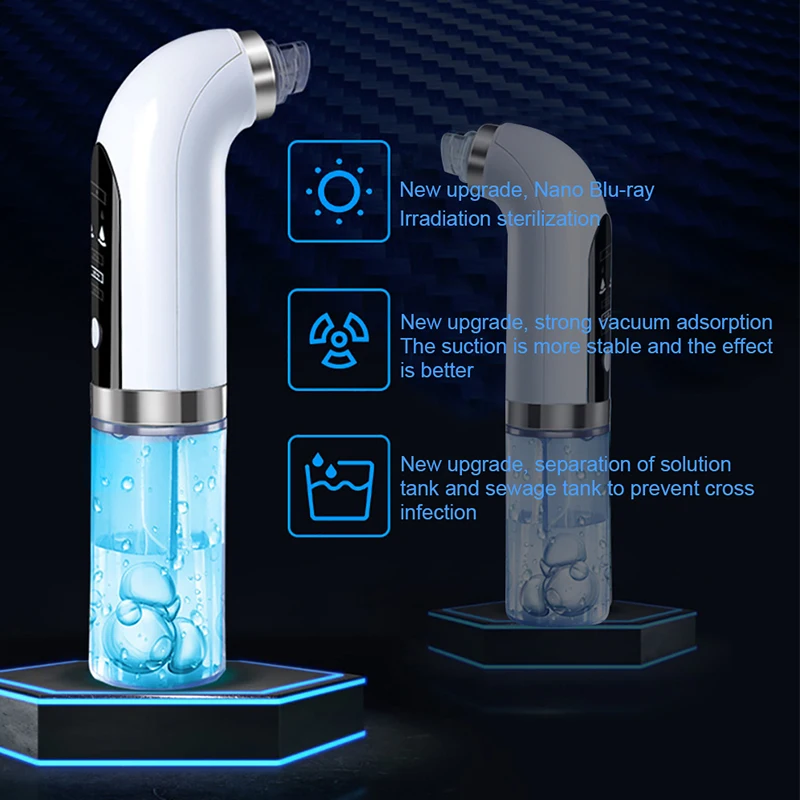 Blackhead Removal Pore Vacuum Face Cleaner Electric Pimple Black Head Remover USB Rechargeable Water Cycle Facial Cleaning Tools 3