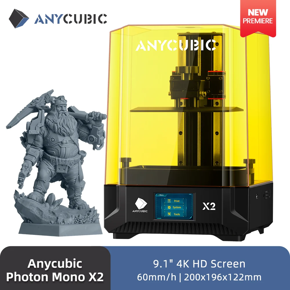 ANYCUBIC 3Dプリンター 光造形 Photon Mono 4K