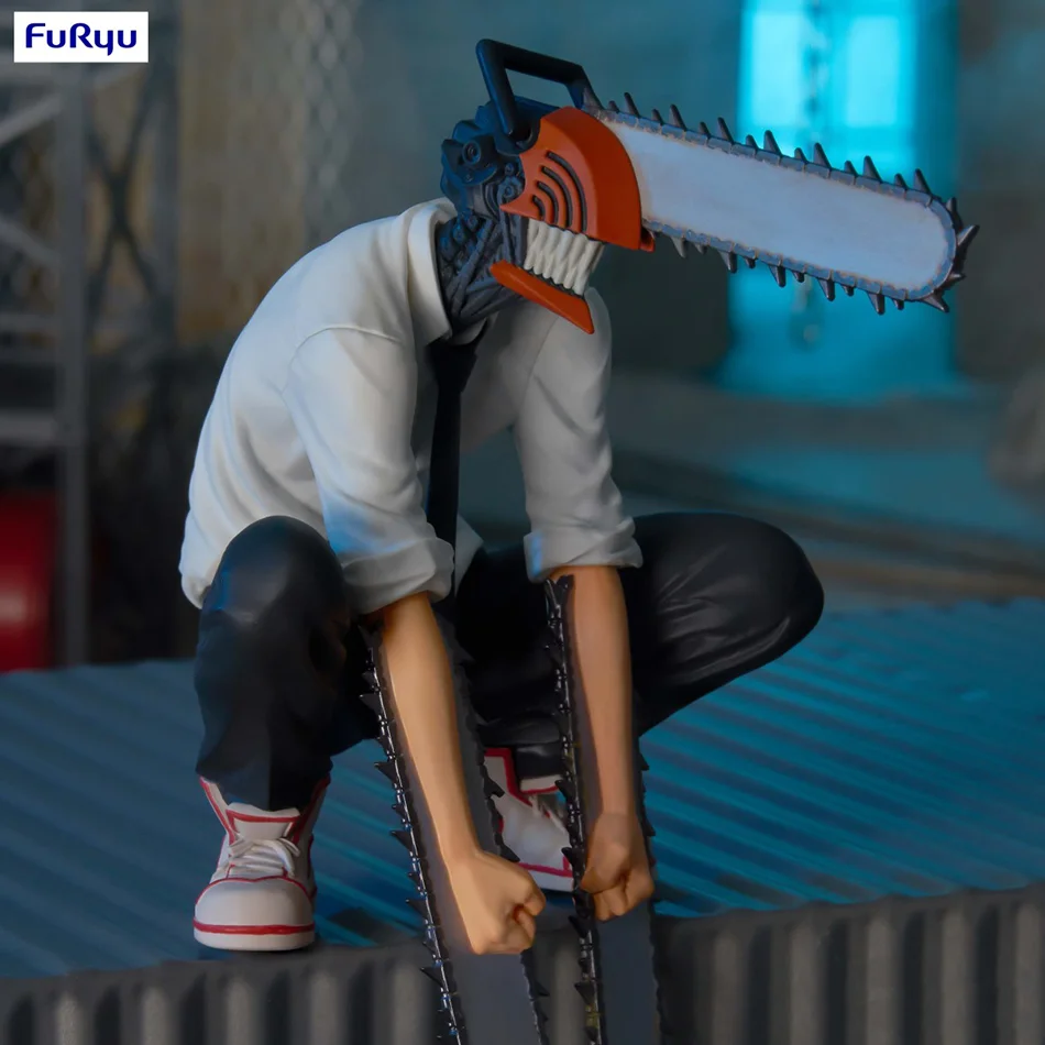 Kettensäge Mann Figur Denji Anime 14cm Nudel Stopper Denji/Power Action Figur Modell Spielzeug Für Mädchen Geburtstag geschenke