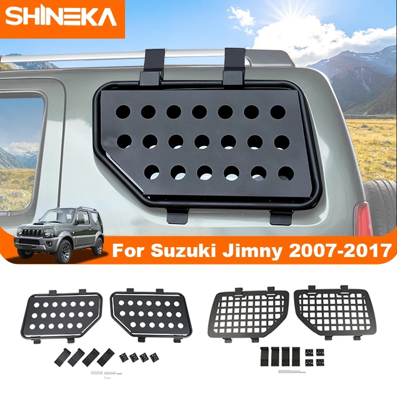 SHINEKA-armadura de vidrio para ventana trasera de coche, Marcos  protectores de decoración para Suzuki Jimny 2019, 2020, 2021, 2022, 2023,  accesorios exteriores - AliExpress