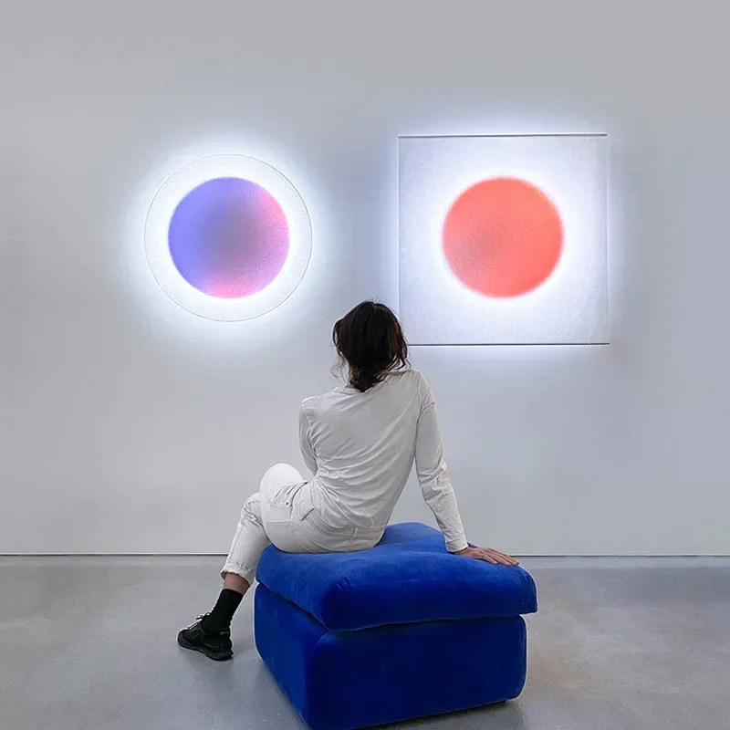 Minimalist LED Blue Moon Wall Light 3