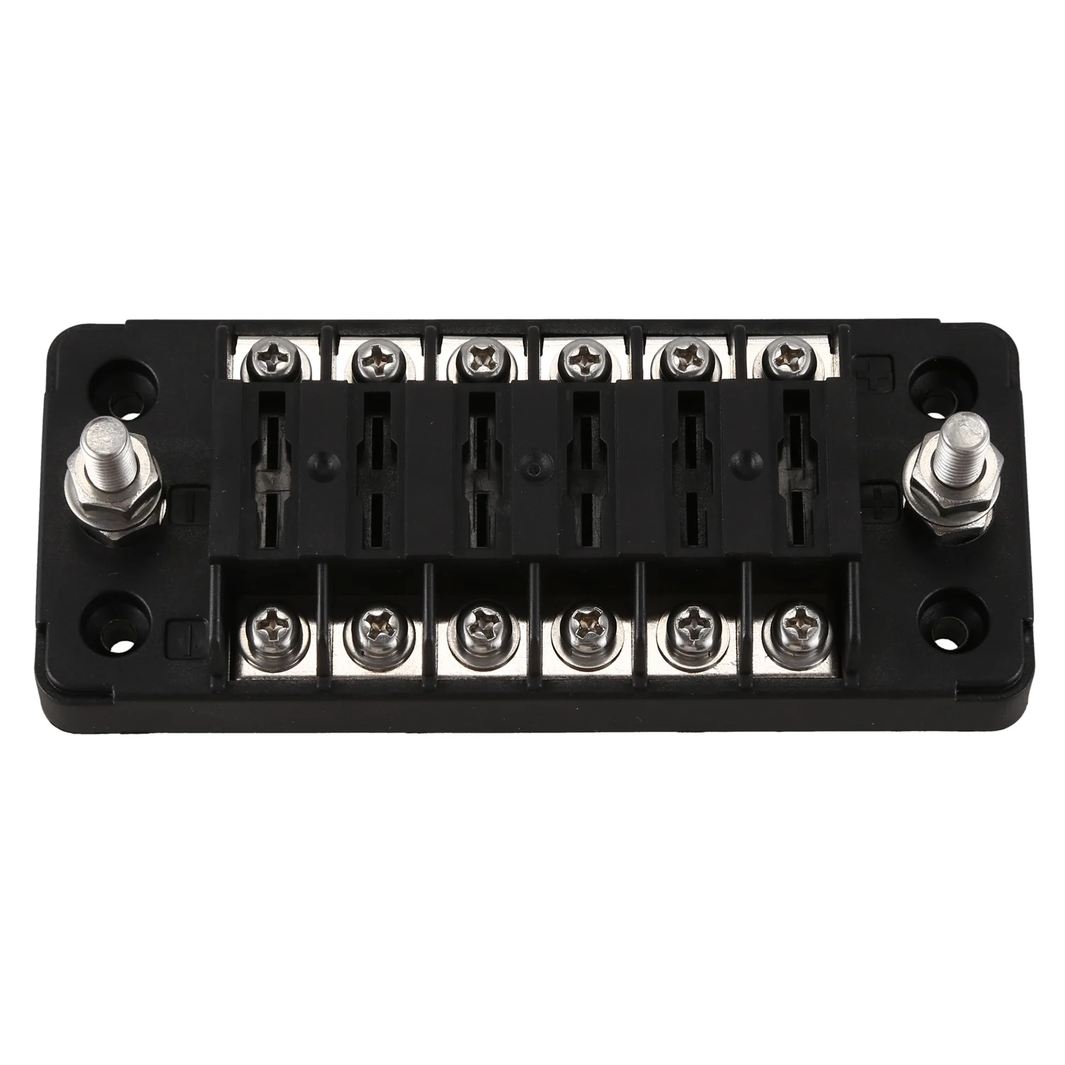 

Блок предохранителей 6 способов блок предохранителей с отрицательной шиной 6 цепи держатель предохранителей блок предохранителей автобусная Водонепроницаемая Защитная крышка наклейки для