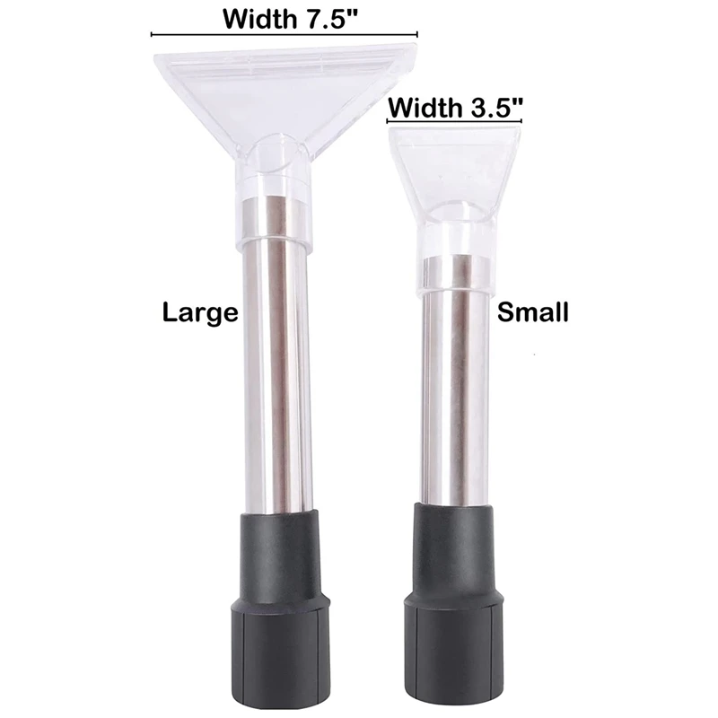 Upholstery Carpet Cleaning Attachment Hand Wand With Viewing Head Auto Detailing Vacuum Head Hand Tool-ABNF