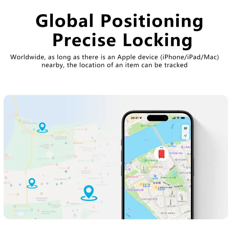 Global GPS Mini Smart Cat Tracker Anti-lost Key Finder Locator Wallet Alarm Find My (iOS Only) Air-Tag Pets Dog Kids Luggage 5