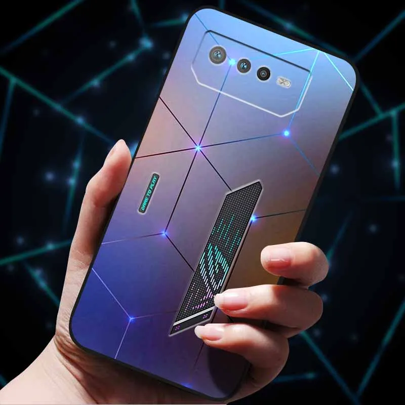 Fashion Soft TPU Silicone Back Case for Asus ROG Phone - Trendy Protective Phone Cover Bumper