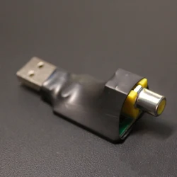 Enhanced USB to Digital Coaxial Fiber Output Adapter (Coaxial output)
