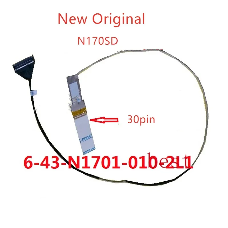 

Новый телефон для Clevo N170SD EDP cable 6-43-N1701-010-2L1 CABLE 30pin