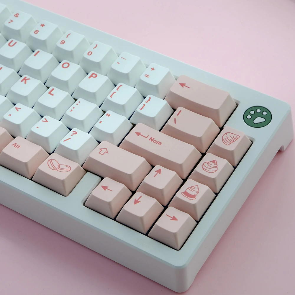 GMK-Patisserie Keycaps, Perfil Cereja, PBT, Sublimação Dye,