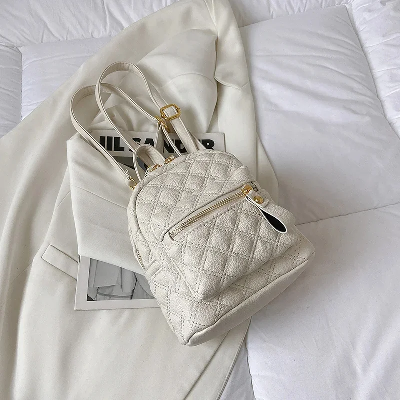 

2023 маленький женский рюкзак из мягкой кожи, новый дизайнерский Роскошный мини-рюкзак на плечо для женщин, сумка-кошелек для девочек-подростков