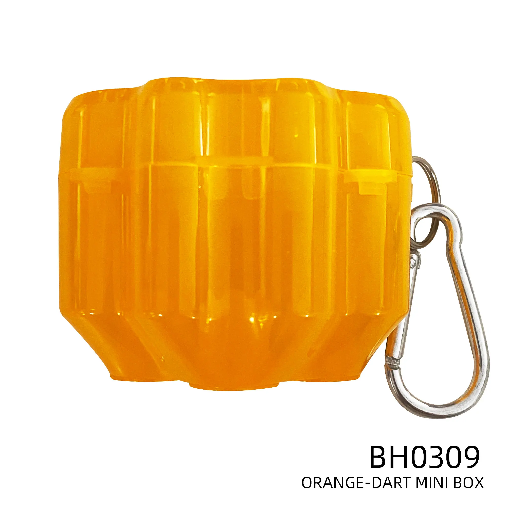 Enhanced Portable Mini Transparent Dart Box with Aluminum Hanging Clip – 4 Color Options
