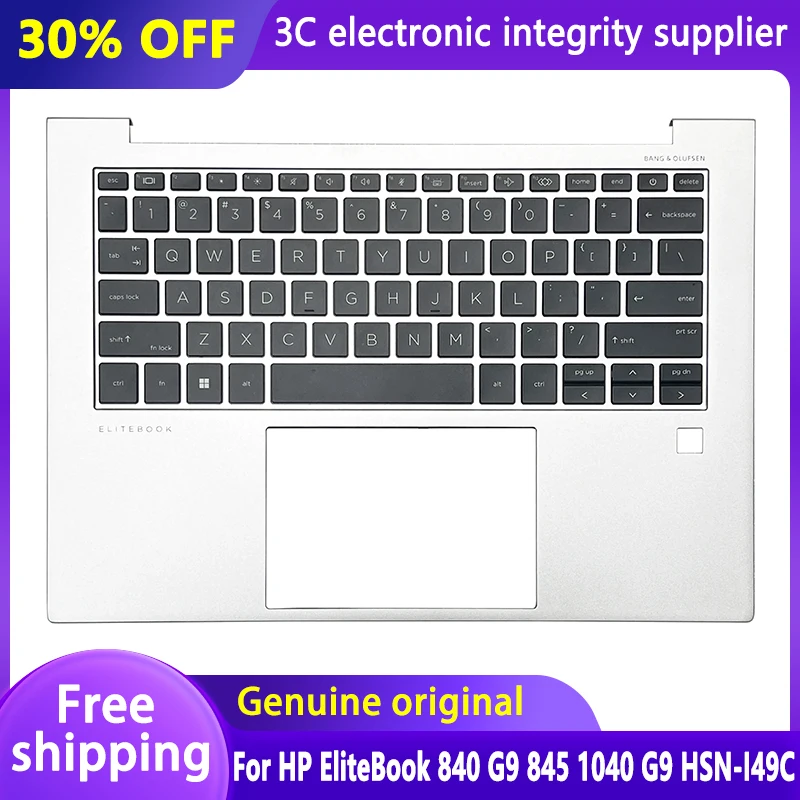 

Новая клавиатура US для ноутбука HP EliteBook 840 G9 845 1040 G9 HSN-I49C, подставка для ноутбука, верхняя крышка корпуса, клавиатура с подсветкой