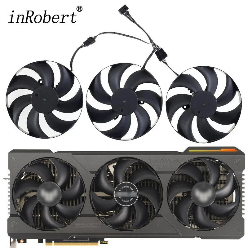 Rtx4090 Ventola Di Raffreddamento Da 105Mm Per Scheda Grafica Da Gioco Asus Tuf Geforce Rtx 4080 Rtx 4090 Oc Edition