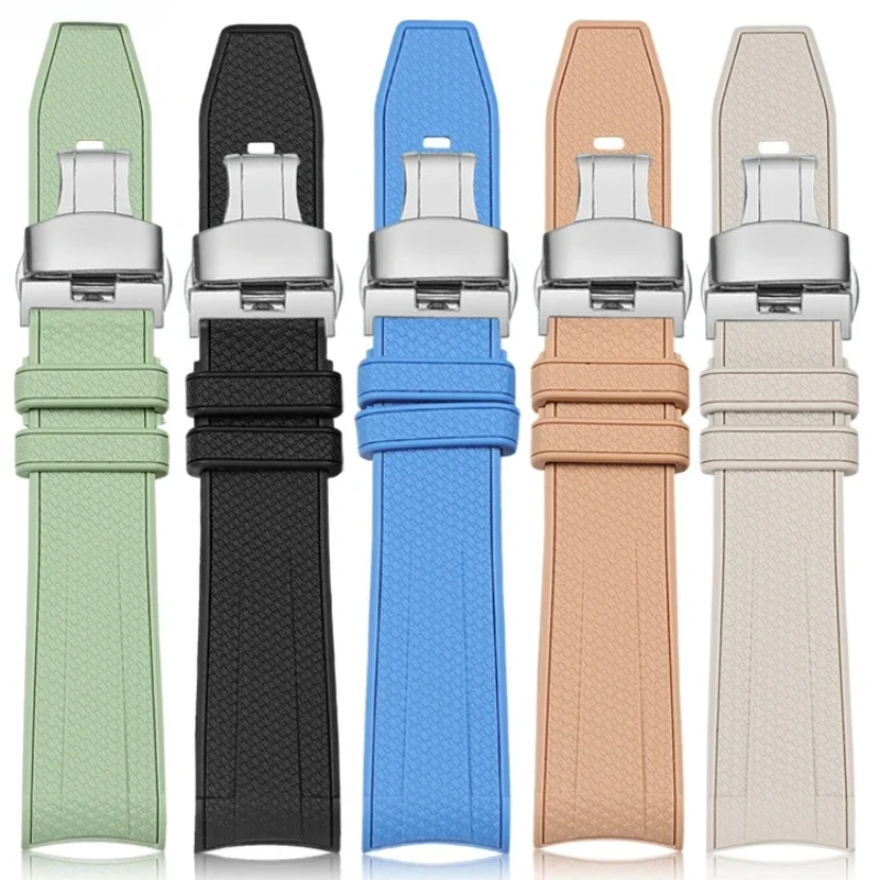 Per Omega Swatch Joint-Nome Impermeabile Confortevole 20Mm Silicone Tessuto Fibbia Ad Ago Cavalluccio Marino Pianeta Sostituire Cinturini Originali