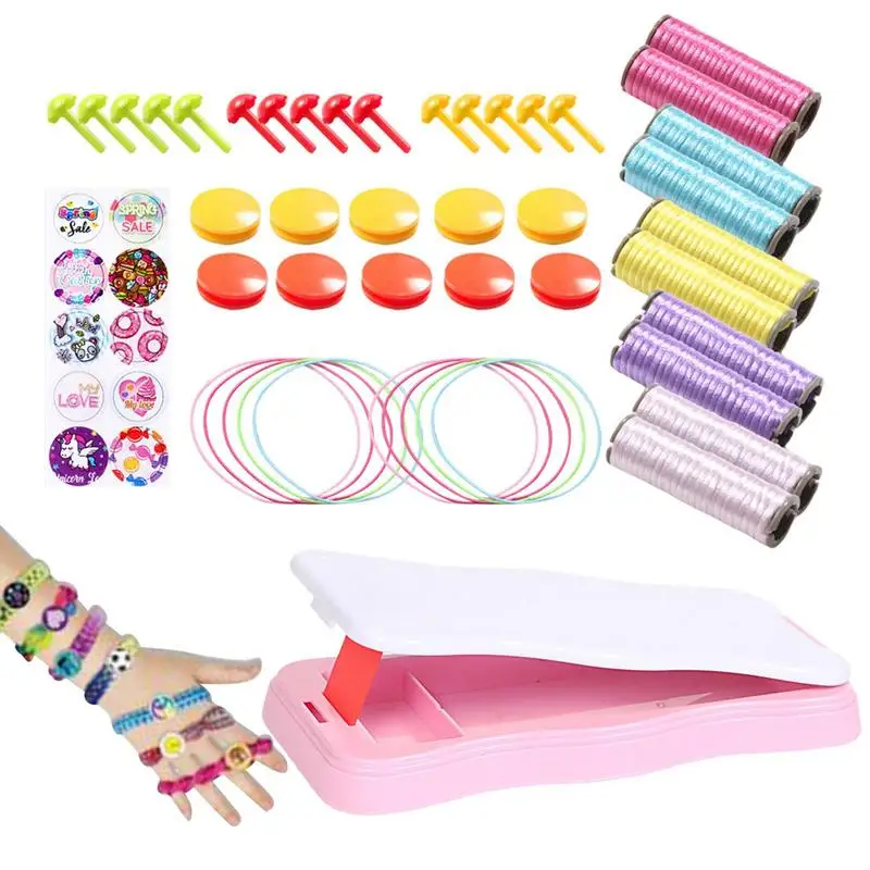

Friendship Bracelet Making Kit For Kid Girls DIY Handicraft Kits String For Jewelry Making Favored Birthday Christmas Toy Gifts
