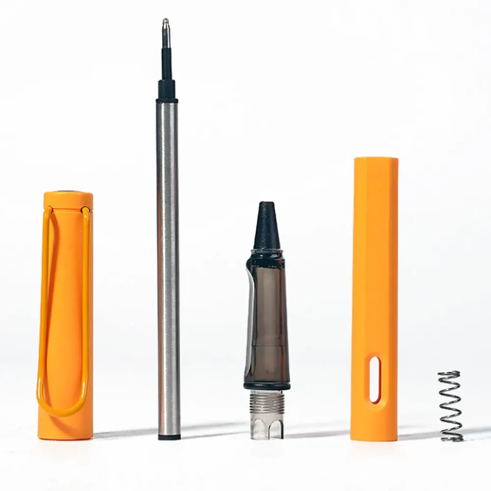 0.5mm 블랙 리필이 포함된 부드러운 쓰기 롤러볼 펜, 인기 있는 펜 클립, 학교 문구류, 다양한 색상 선택