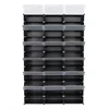 12-Tier Portable 72 Pair Shoe Rack Organizer 36 Grids Tower Shelf Storage Cabinet Stand Expandable for Heels Boots Slippers 6