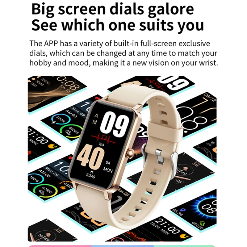 UGUMO Ʈ  Ʈ ġ 1.57 ġ äο ġ ũ Ʈ Ͻ   IP68   Smartwatch