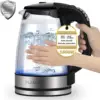Electric Kettle Temperature Control - Keep Warm Hot Water Boiler, Double Wall Tea kettle for Boiling Water 6 Presets 1500 1