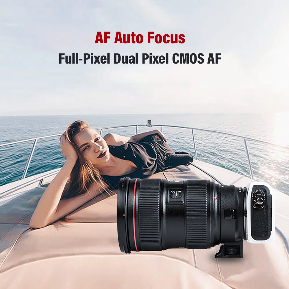 Viltrox EF-EOS M Lens Adapter Electronic Auto Focus for EOS EF EF-S Lens to EOS