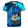 Summer New Japanese Animation Short Sleeve T-shirt 3D Printing T Shirt Men's Clothing Casual Round Neck Women Kids Tees Tops 2