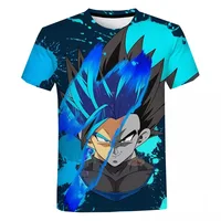 Summer New Japanese Animation Short Sleeve T-shirt 3D Printing T Shirt Men's Clothing Casual Round Neck Women Kids Tees Tops 2