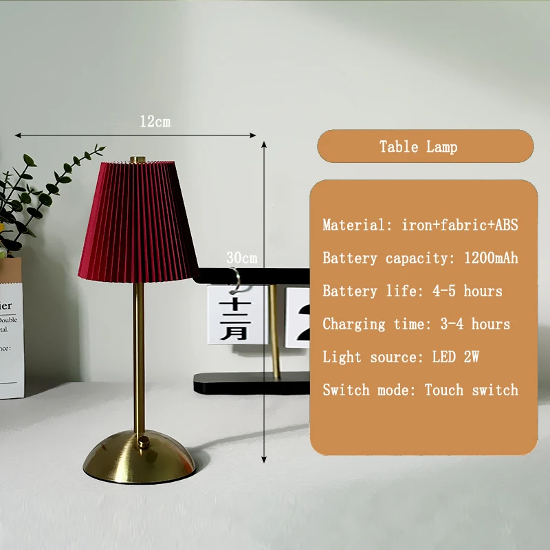 الإبداعية LED مطوي النسيج عاكس الضوء غرفة نوم أباج...