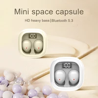 SK Small Headphones Wireless Bluetooth Headset Sport Sleeping Invisible Comfortable To Wear Bass Earbuds Earphone For All Phones 6