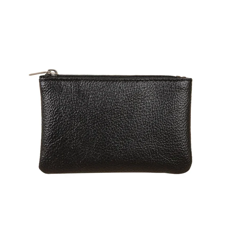 Lichee Pattern Zipper Coin Purse Multifunctional Keys ID Credit Card Holder Bag Portable Wallet Fashion for Women Men Package