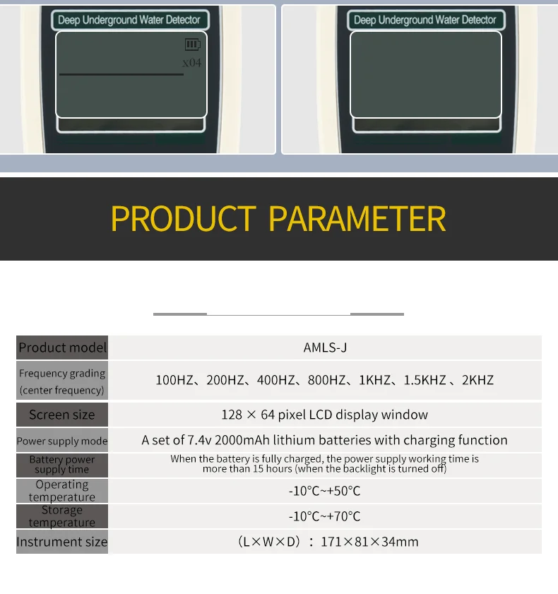 Home Use Wall and Ground Leakage Detection Outdoor Underground Water Pipeline Le