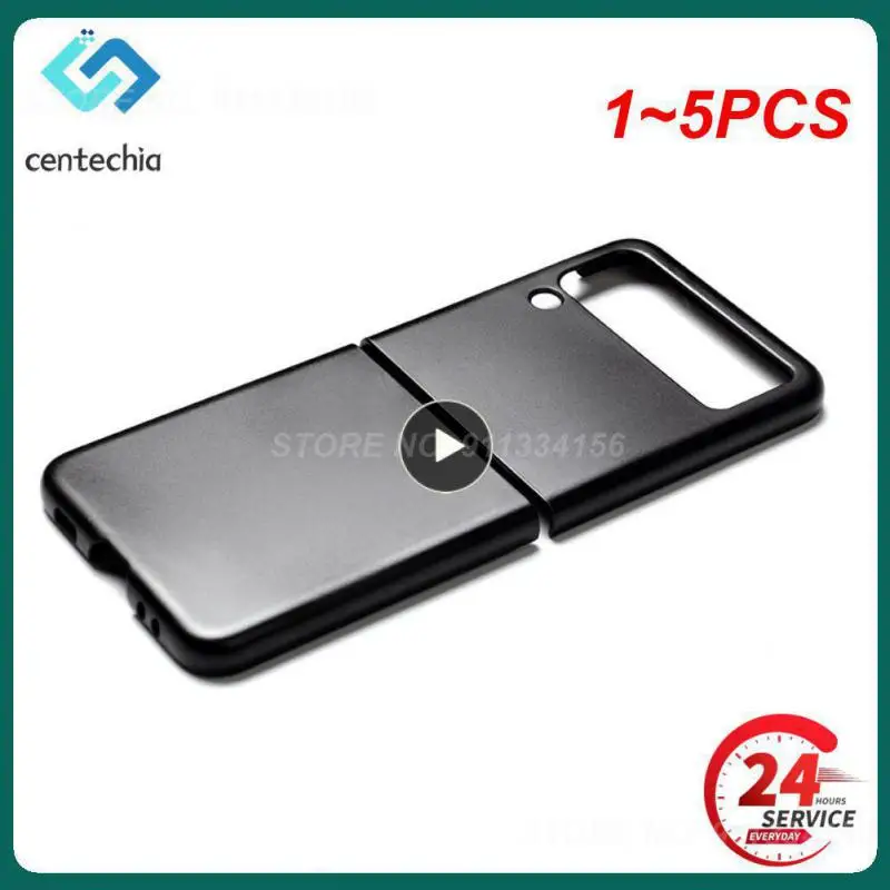 1 ~ 5 Pezzi Copertura Protettiva Guscio Paraurti Posteriore Trasparente Per Galaxy Z Flip 3 5G Custodia Per Galaxy Z Flip 3 Antiurto Tinta Unita