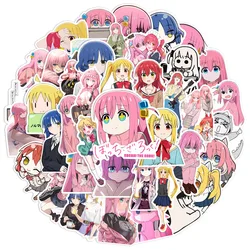 50 Cute BOCCHI THE ROCK! Anime Stickers - Kawaii Cartoon Decals for Notebooks, Laptops, and Suitcases (50pcs)