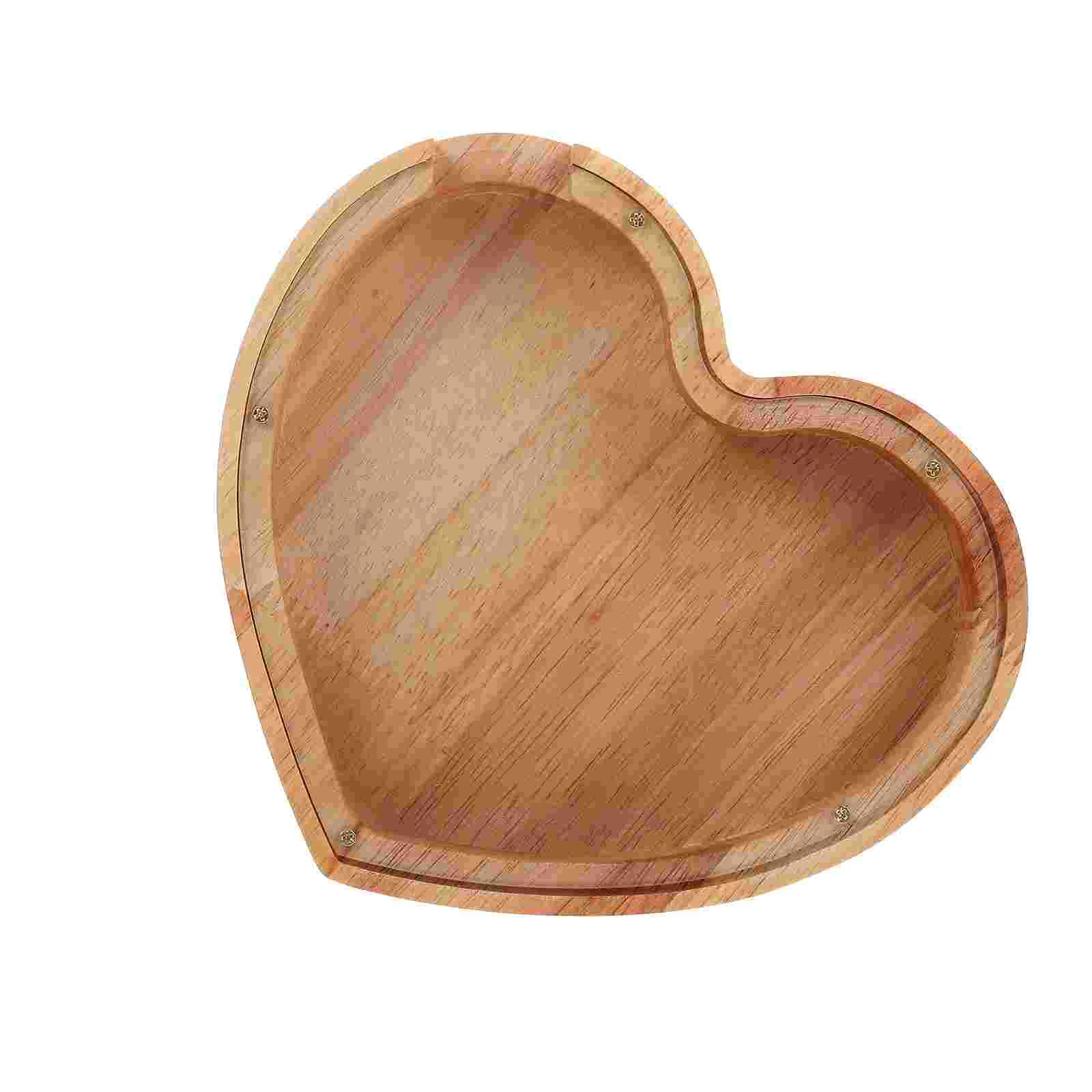 Love Piggy Bank Savings Wood Adult Craft Boy Adults Coin Wooden Boys Child Girls 4