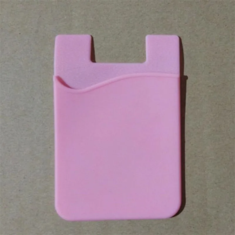 Silicone Phone Adhesive Card Holder Wallet