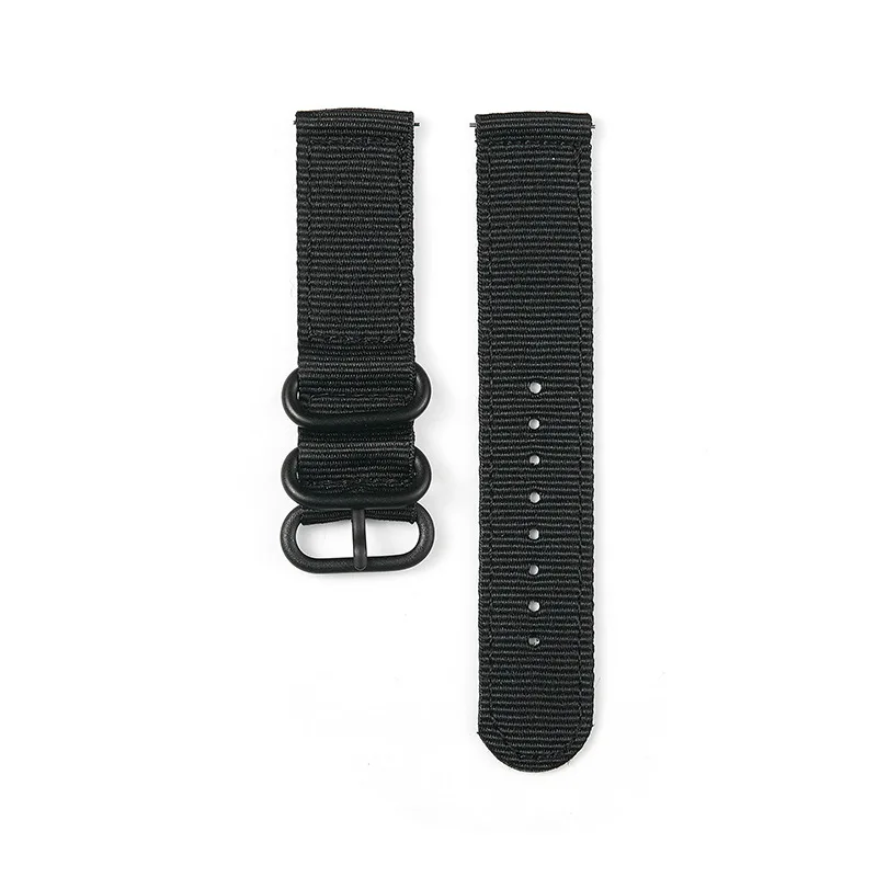 Durable Waterproof Nylon Military Watch Band - One-Piece Strap