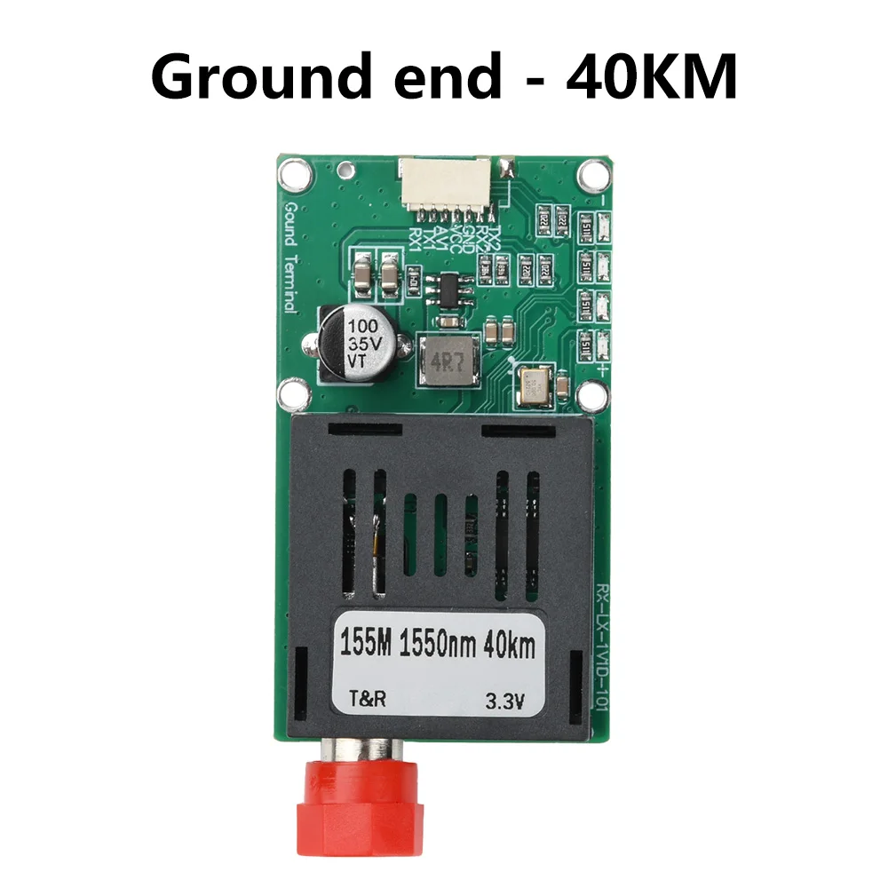 TTL Optisches Transceiver-Modul DC 5,5-26V FC RX/TX/AV/VCC/GND Schnittstelle für Drohnen TTL-zu-Glasfaser-Modul Endgeräte – Detail 16