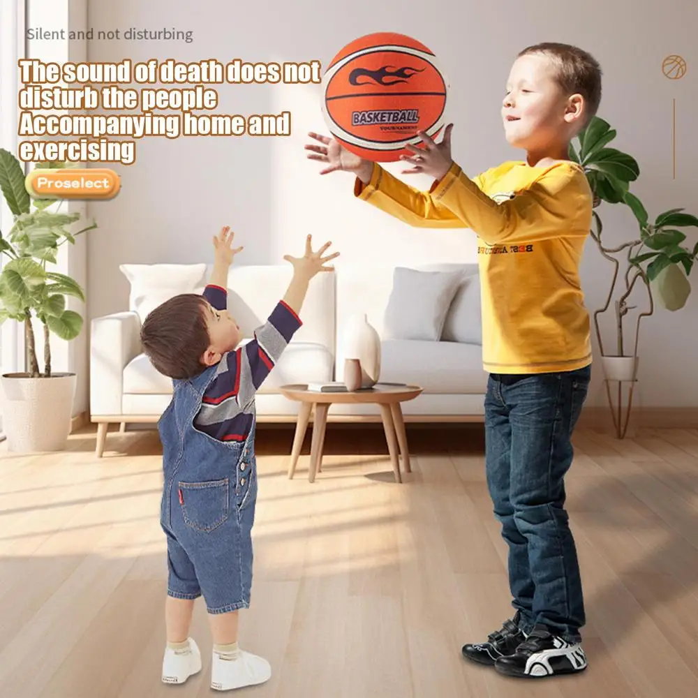 Description Picture 5 of itemQuiet Basketball Indoor Silent Bouncing Basketball Soft Indoor Training Ball Highly Elastic Practice Bal for Quiet Dribbling